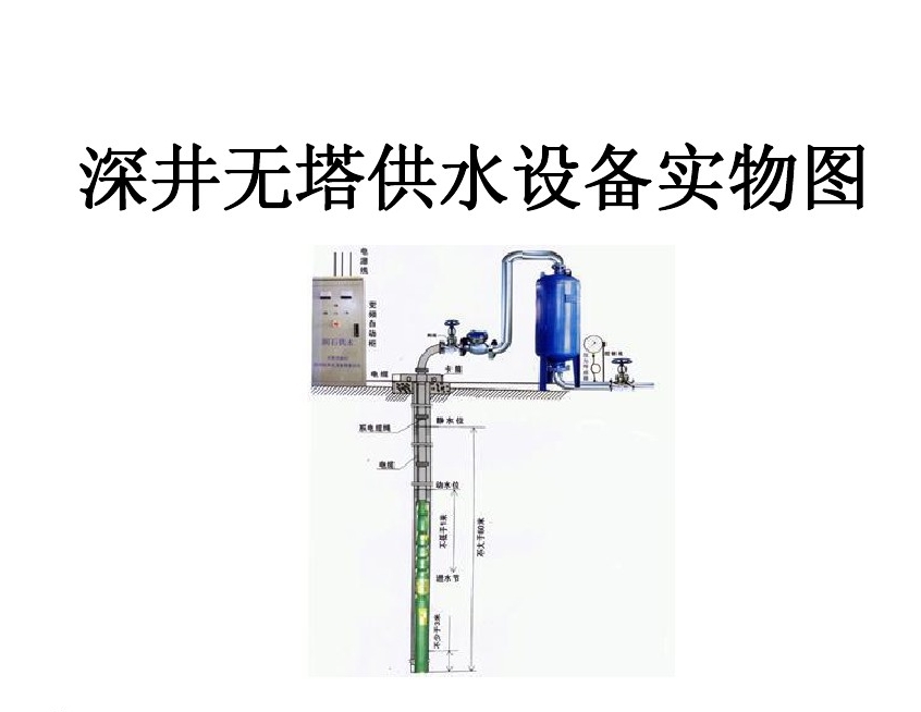 榆林横山区井泵无塔式供水设备